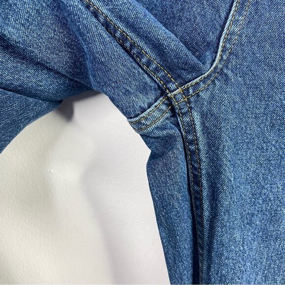 We The Free People High Waist Ankle Cropped Cotton Denim Mom jeans womens 31 - Picture 8 of 15